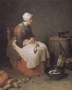 Jean Baptiste Simeon Chardin Exhausted radish skin s mother oil on canvas